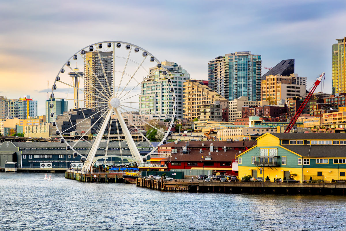 Seattle waterfront and skyline - Unique things near Seattle to do
