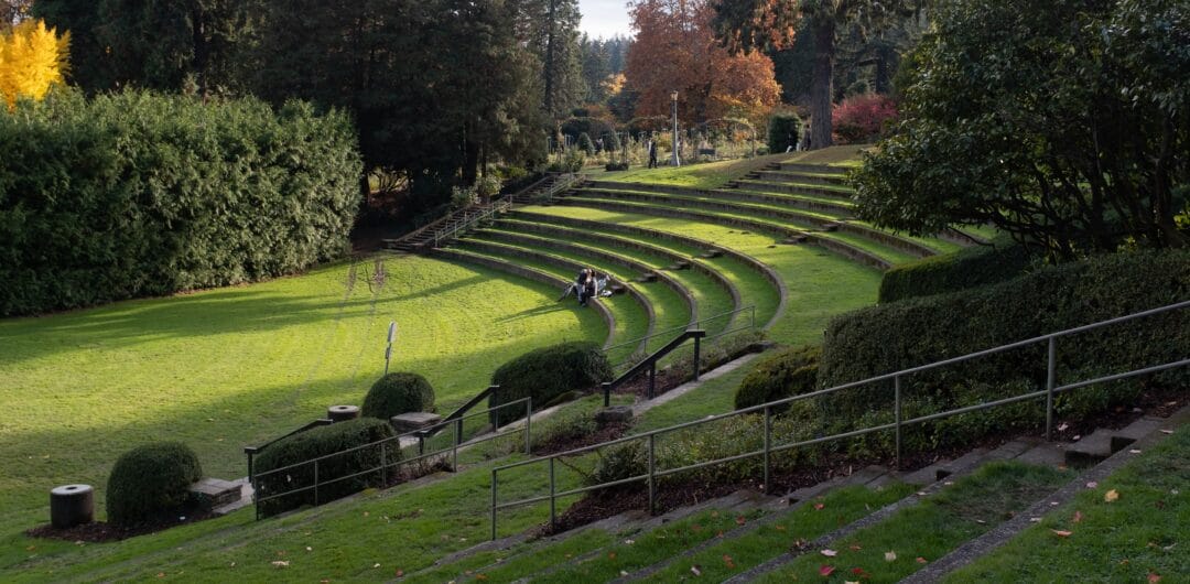 People visiting in the Washington Park is one of the fun things to do in Portland